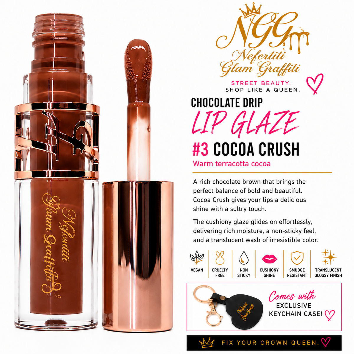 Lip Glaze - Cocoa Crush (03)